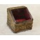 Porte-montre en verre et laiton au décor de scènes de chasse, Napoléon III, fin 19ème siècle