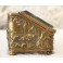 Porte-montre en verre et laiton au décor de scènes de chasse, Napoléon III, fin 19ème siècle