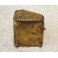Porte-montre en verre et laiton au décor de scènes de chasse, Napoléon III, fin 19ème siècle