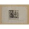 Gravure, estampe, Adam et Eve début 18ème siècle