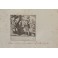 Gravure, estampe, Adam et Eve début 18ème siècle