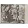 Gravure, estampe, Adam et Eve début 18ème siècle