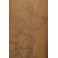 Dessin à la mine de plomb 'Homme à la redingote' Signé André Marchand 1900