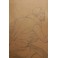 Dessin à la mine de plomb 'Homme à la redingote' Signé André Marchand 1900