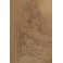 Dessin à la mine de plomb 'Homme à la barbe assis' signé André Marchand (1877-1951)
