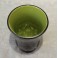 Vase noir et vert en faïence Blanche Letalle (1901-1990) St Clément vers 1950