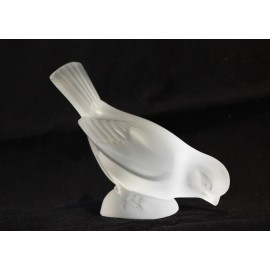 Sculpture Oiseau en cristal Lalique France 20ème siècle
