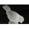 Sculpture Oiseau en verre satiné Lalique France