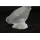 Sculpture Oiseau en verre satiné Lalique France