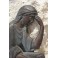 Sculpture en bas relief en bronze 'Pleureuse' signé M. Thomas vers 1930