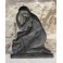 Sculpture en bas relief en bronze 'Pleureuse' signé M. Thomas vers 1930