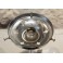 Lampe en métal chromé et globe en verre, style Art Déco, époque 20ème siècle