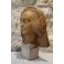 Étude de sculpture en cire 'Tête de femme' début 20ème siècle