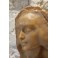 Étude de sculpture en cire 'Tête de femme' début 20ème siècle