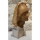 Étude de sculpture en cire 'Tête de femme' début 20ème siècle