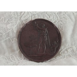 Médaillon en plâtre 'Baptême du Roi de Rome' Napoléon 1er 1811 VENDU
