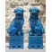 Grande paire de chiens Fô en céramique, 1ère moitié du 20ème siècle