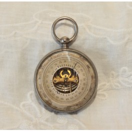 Barom&egrave;tre an&eacute;ro&iuml;de de poche Pierre Louis Am&eacute;d&eacute;e Queslin (1819-1883)