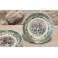12 assiettes parlantes en faïence de Sarreguemines Napoléon Bonaparte milieu 19ème siècle