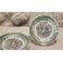 12 assiettes parlantes en faïence de Sarreguemines Napoléon Bonaparte milieu 19ème siècle