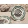 12 assiettes parlantes en faïence de Sarreguemines Napoléon Bonaparte milieu 19ème siècle