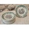12 assiettes parlantes en faïence de Sarreguemines Napoléon Bonaparte milieu 19ème siècle