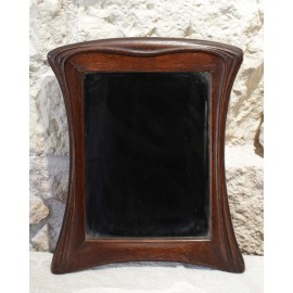 Miroir en ch&ecirc;ne massif Art Nouveau vers 1900 VENDU