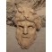 Grand plâtre tête d'homme dans le goût de l'Antique, 20ème siècle