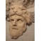 Grand plâtre tête d'homme dans le goût de l'Antique, 20ème siècle