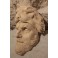 Grand plâtre tête d'homme dans le goût de l'Antique, 20ème siècle