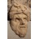 Grand plâtre tête d'homme dans le goût de l'Antique, 20ème siècle