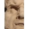 Grand plâtre tête d'homme dans le goût de l'Antique, 20ème siècle