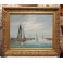 Tableau huile sur toile Marine signée Edward Barton (1936-2012)