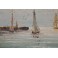 Tableau huile sur toile Marine signée Edward Barton (1936-2012)
