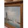 Tableau huile sur toile Marine signée Edward Barton (1936-2012)