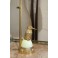 Lampe réglable oiseau en laiton doré et abat-jour 20ème siècle
