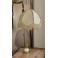 Lampe réglable oiseau en laiton doré et abat-jour 20ème siècle
