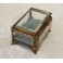 Boîte à bijoux rectangulaire en verre biseauté, Napoléon III, fin 19ème siècle