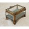 Boîte à bijoux rectangulaire en verre biseauté, Napoléon III, fin 19ème siècle