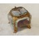 Boîte à bijoux Tour Eiffel Paris en verre biseauté, Napoléon III, fin 19ème siècle