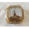 Boîte à bijoux Tour Eiffel Paris en verre biseauté, Napoléon III, fin 19ème siècle