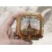 Boîte à bijoux Tour Eiffel Paris en verre biseauté, Napoléon III, fin 19ème siècle