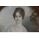 Miniature portrait de femme style Empire, 20ème siècle
