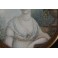 Miniature portrait de femme style Empire, 20ème siècle