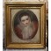 Tableau portrait au pastel 'Femme au foulard', 1850-1870