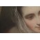Tableau portrait au pastel 'Femme au foulard', 1850-1870