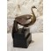 Sculpture oiseau formant boîte en laiton vers 1970