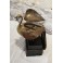 Sculpture oiseau formant boîte en laiton vers 1970
