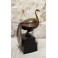 Sculpture oiseau formant boîte en laiton vers 1970