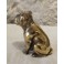 Sculpture chien Bulldog signée Franjou pour Hippolyte Moreau (1832-1926)